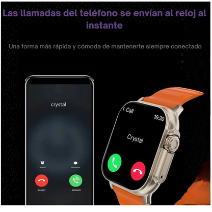 2026 RELOJ INTELIGENTE 2.01 Inch HD Screen con bluetooth para Android y IOS