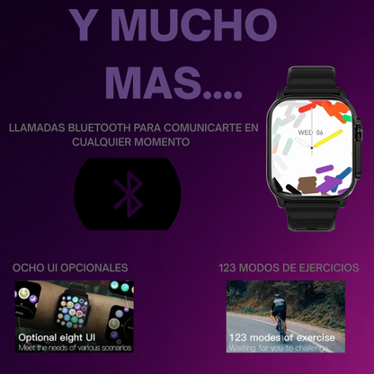 2026 RELOJ INTELIGENTE 2.01 Inch HD Screen con bluetooth para Android y IOS